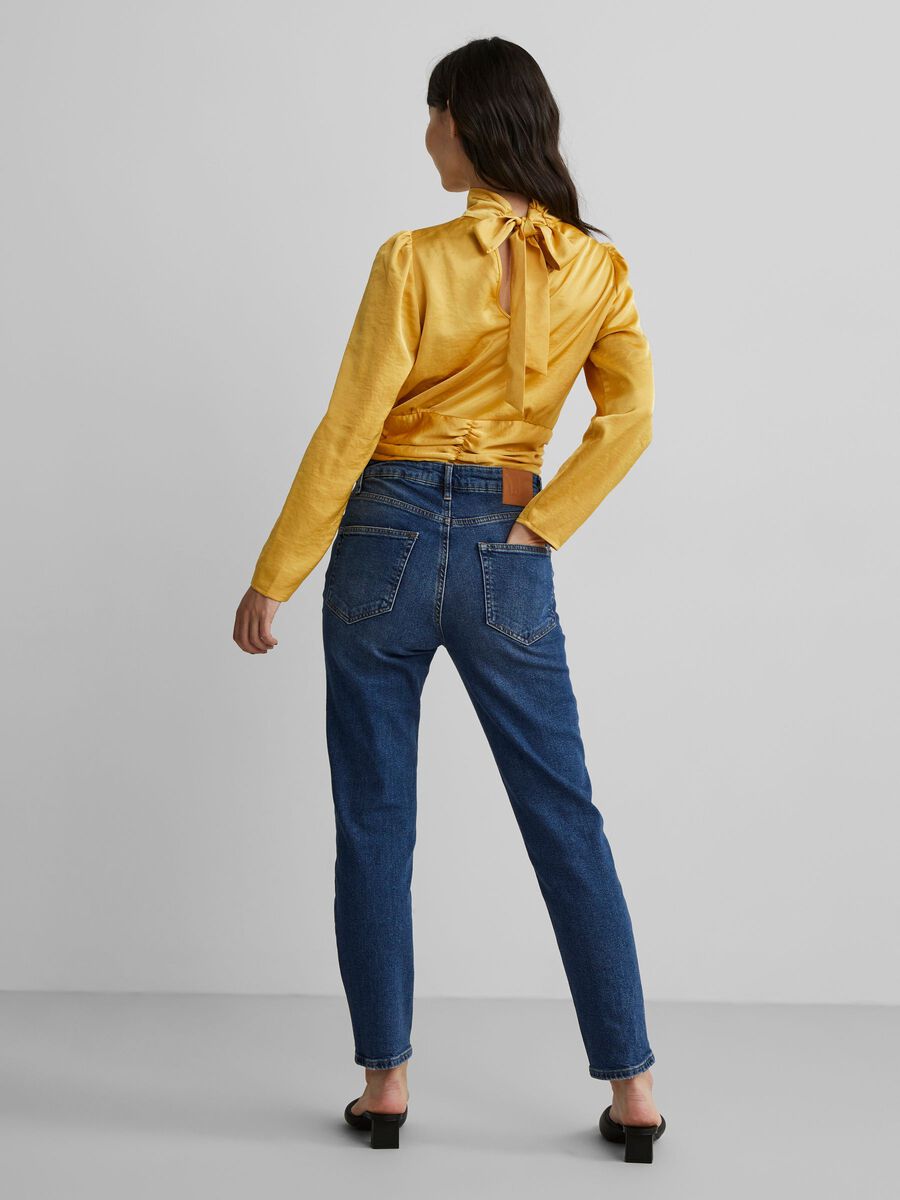 Y.A.S YASMILA BLUSE, Ochre, highres - 26026218_Ochre_003.jpg