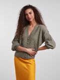 Y.A.S YASBRIVA KNITTED CARDIGAN, Vetiver, highres - 26023553_Vetiver_003.jpg