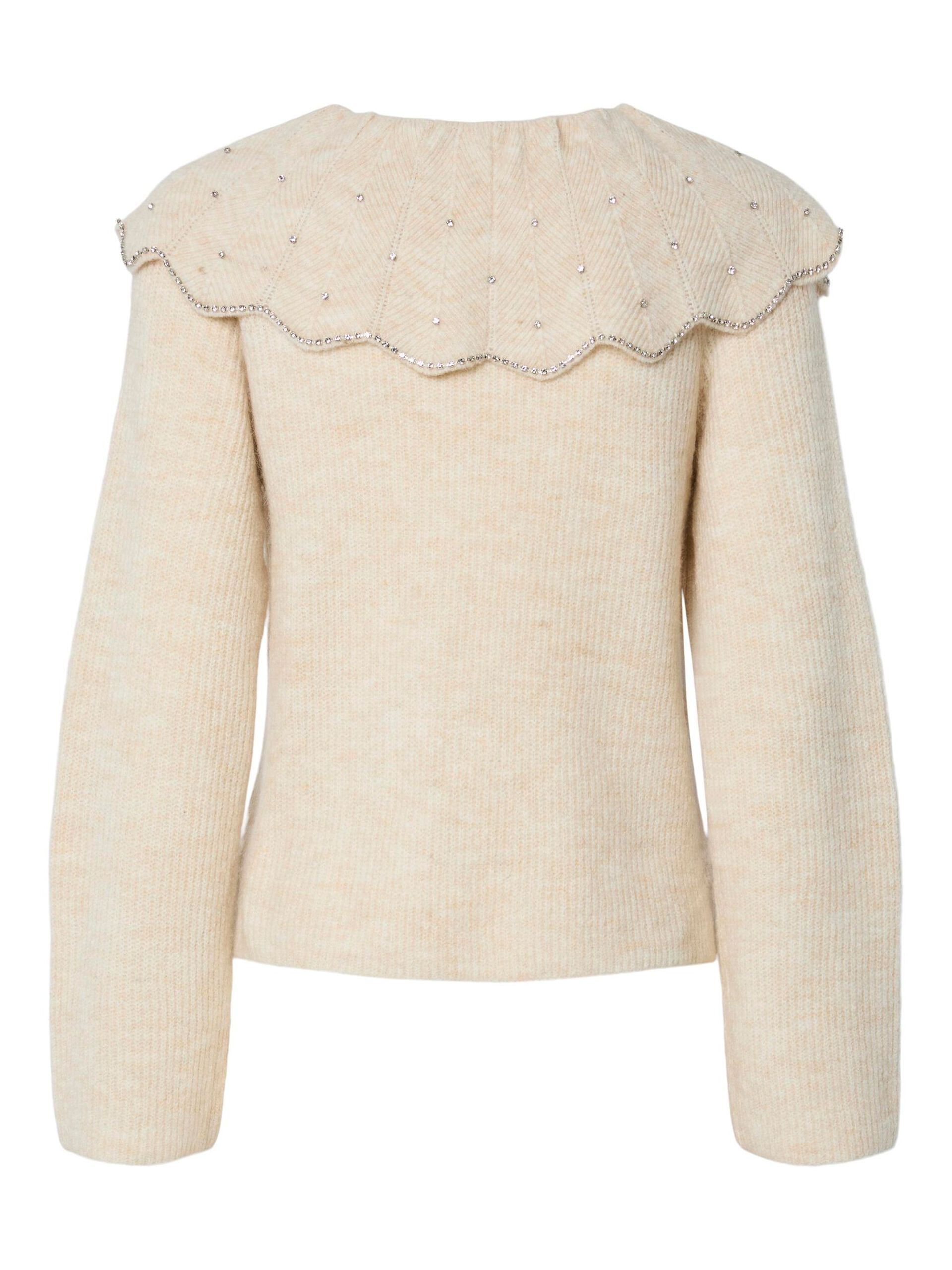 Carousel image - YASCHARMA KNITTED PULLOVER, Birch | 7