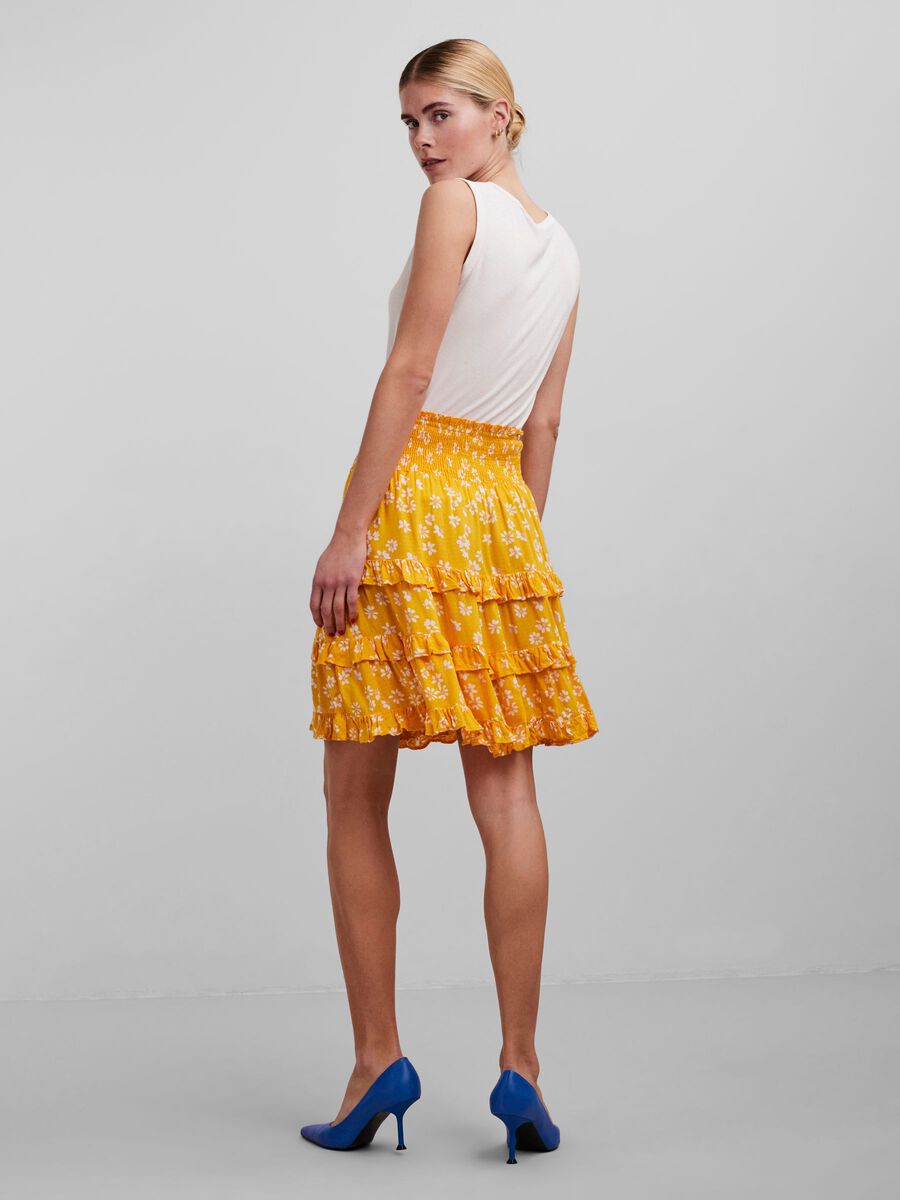 Y.A.S YASLIMO HØJTALJET NEDERDEL, Radiant Yellow, highres - 26026872_RadiantYellow_931865_004.jpg