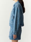 Product image thumbnail - YASCLIO STUD  DENIM JACKET, Medium Blue Denim | 3