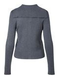 Product image thumbnail - YASCAMELIA CARDIGAN EN MAILLE, Dark Grey Melange | 8