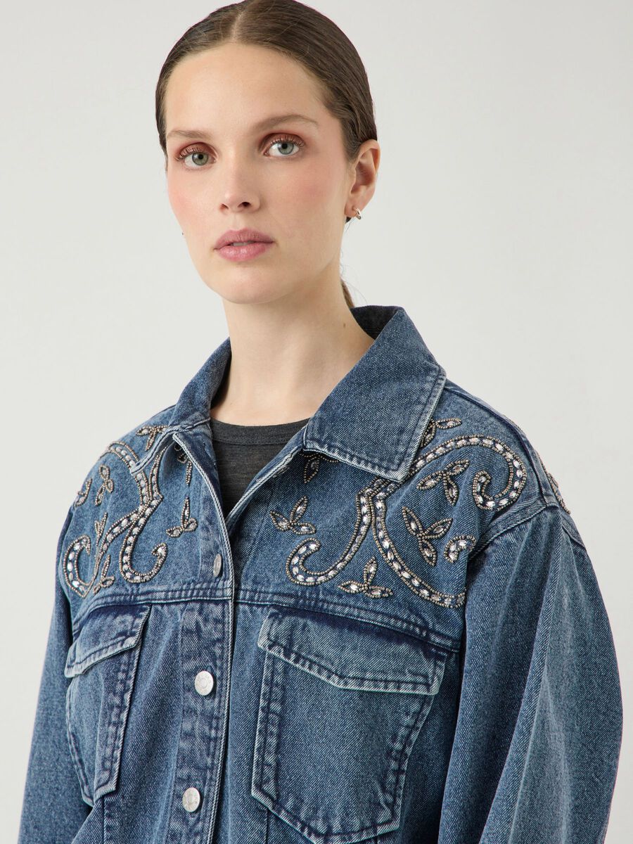 Carousel image - YASVISION DENIM JACKET, Light Blue Denim | 3