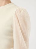 Product image thumbnail - YASDOTME BALLOON SLEEVE TOP, Birch | 5
