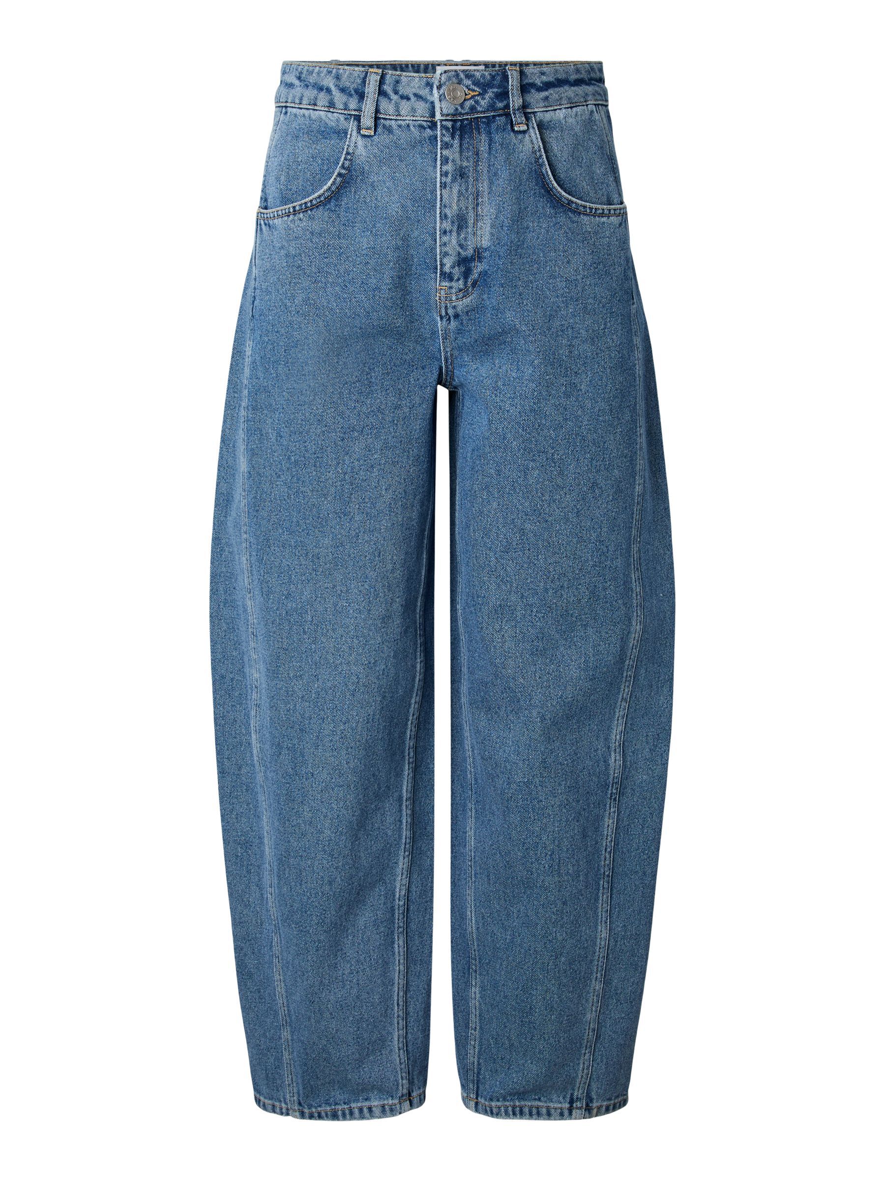 YASCAMEA HW ANKLE BARREL FIT JEANS | Blue | YAS® Norway