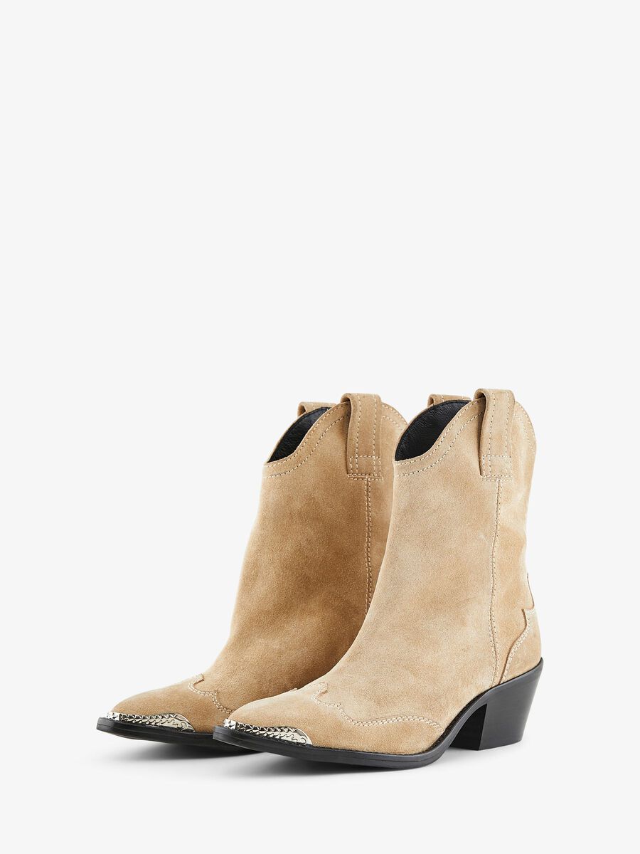 Carousel image - YASPITLA WESTERN BOOTS, Creme | 2