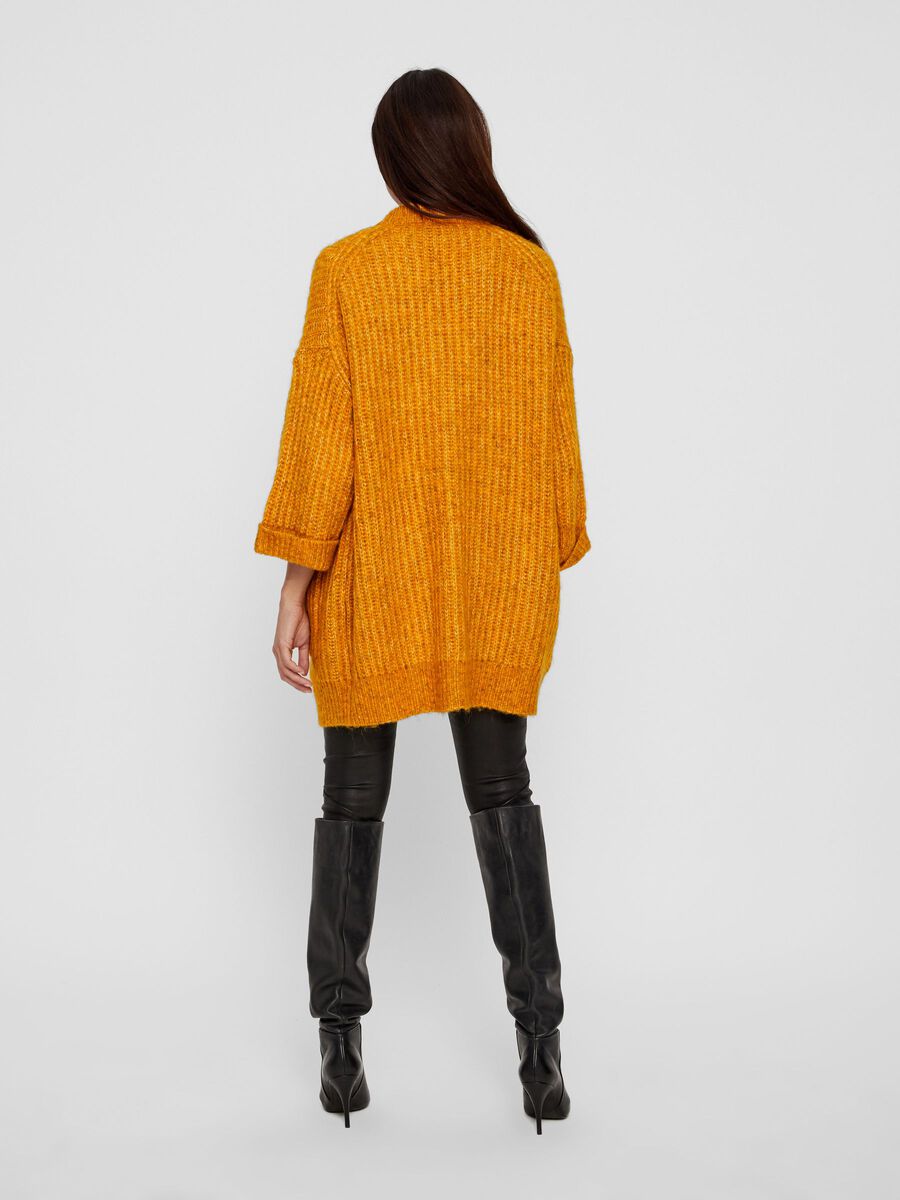 YAS OVERSIZE ÖPPEN KOFTA, Golden Yellow, highres - 26015111_GoldenYellow_004.jpg