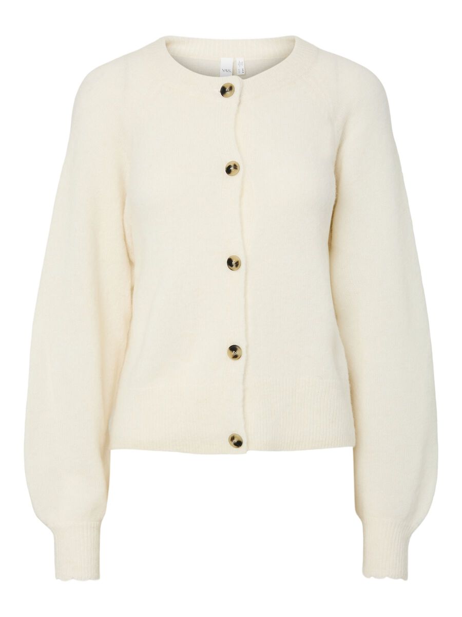 Product carousel image - YASJOHI WOOL  KNITTED CARDIGAN, Pristine | 2