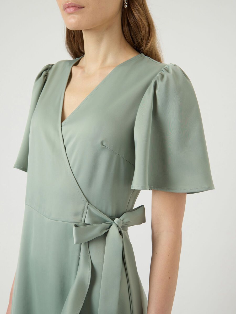 Carousel image - YASTHEA VESTITO INCROCIATO, Green Milieu | 3