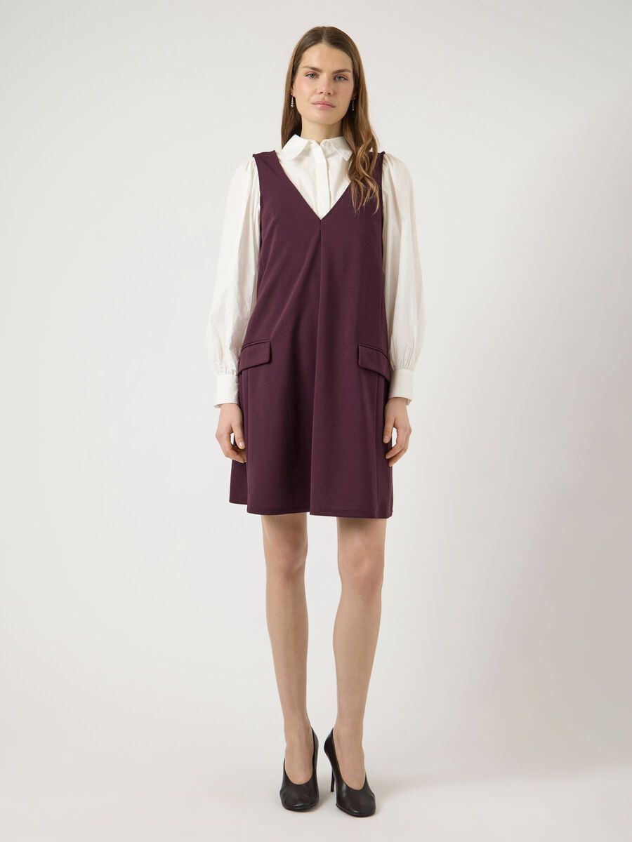 Product carousel image - YASMALEA WIDE SPENCER DRESS, Fig | 1