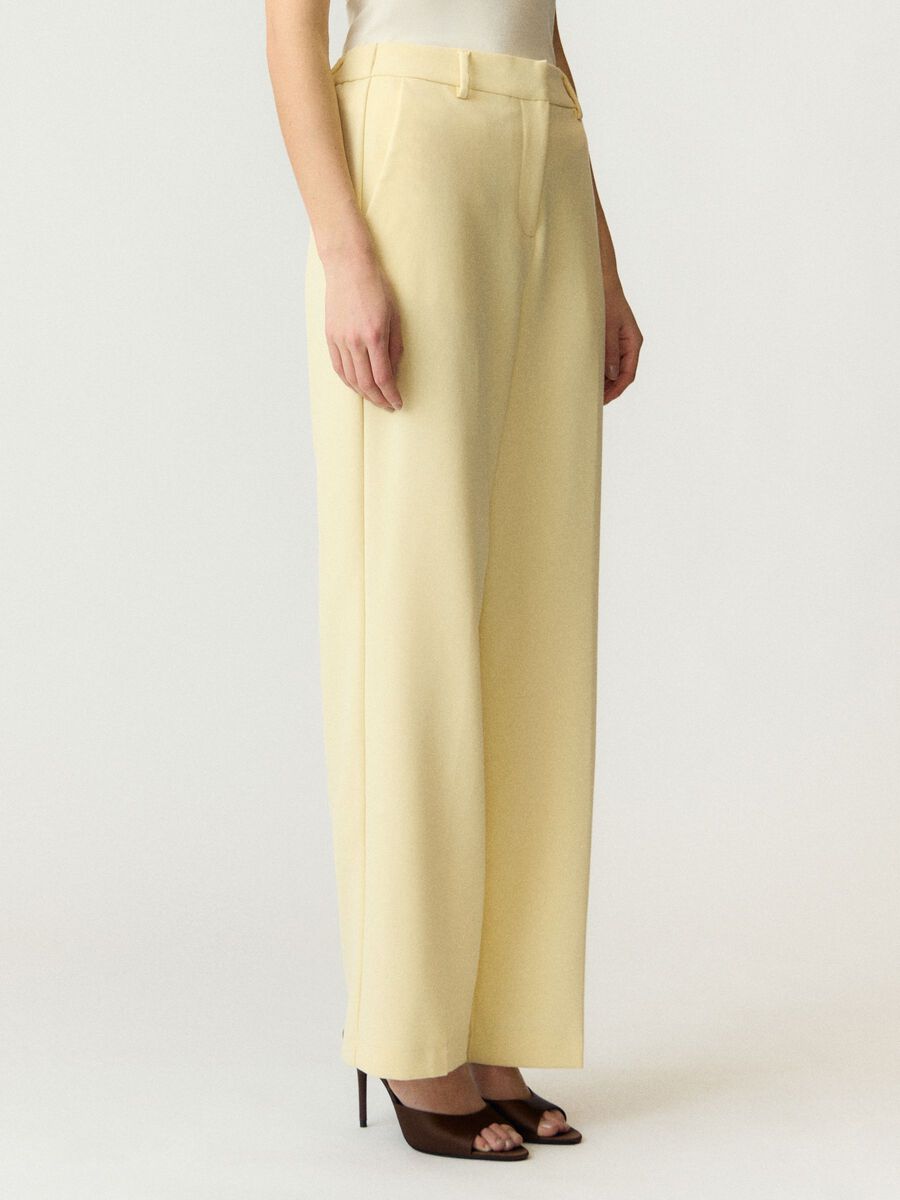 Product carousel image - YASLIKKA WIDE-LEG TROUSERS, French Vanilla | 1