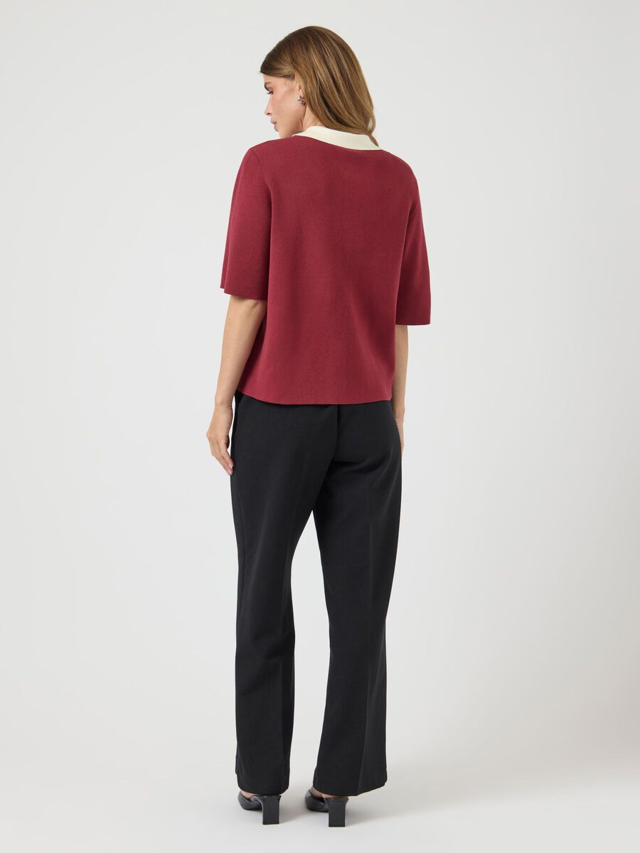 YAS YASLORO 4 GEBREID VEST, Tibetan Red, highres - 26037973_TibetanRed_1196097_004.jpg