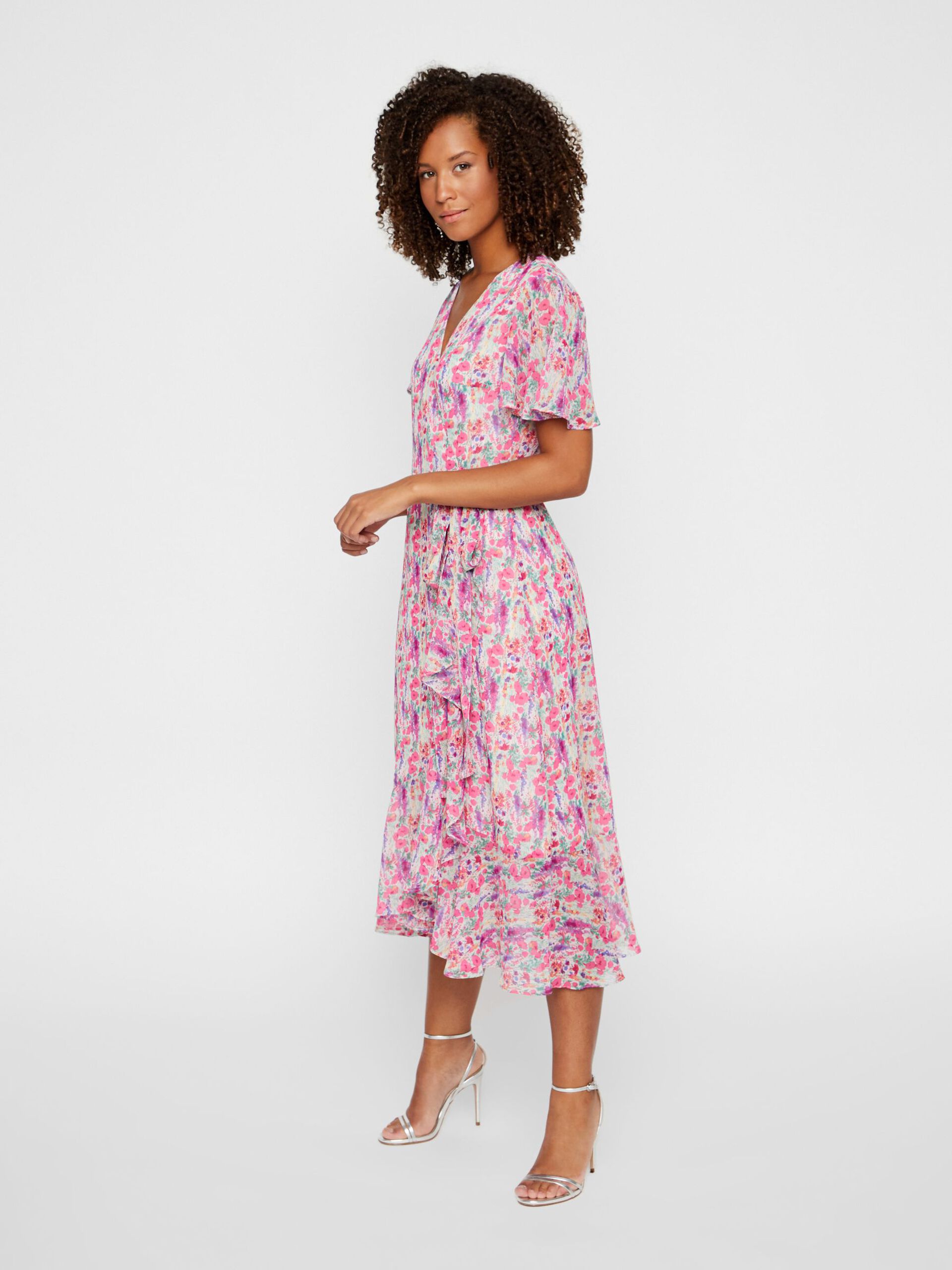 Carousel image - YASESMERALDA ROBE CACHE-CŒUR, Cradle Pink | 4