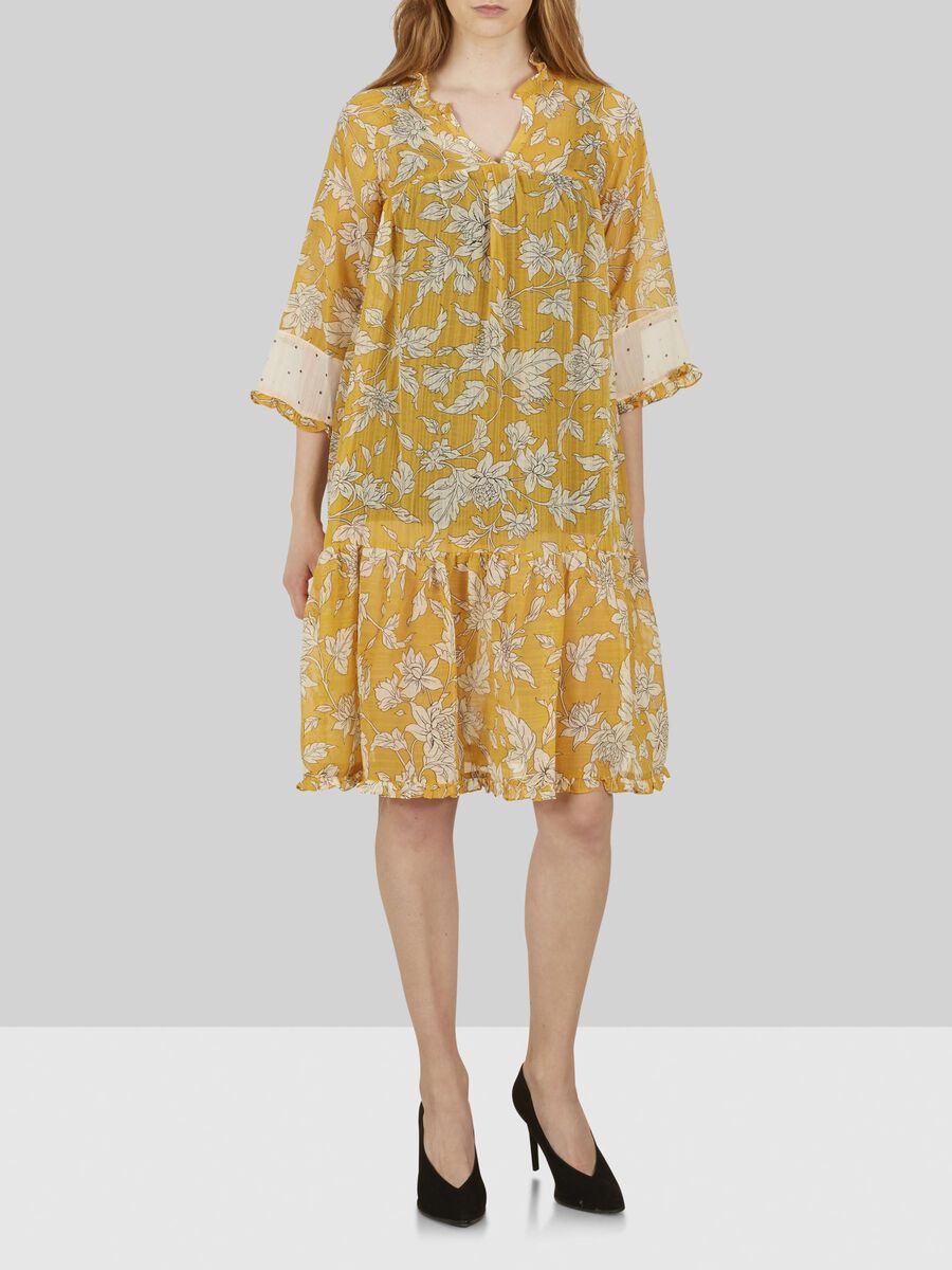 Y.A.S YELLOW FLORAL DRESS, Tawny Olive, highres - 26012133_TawnyOlive_641995_003.jpg