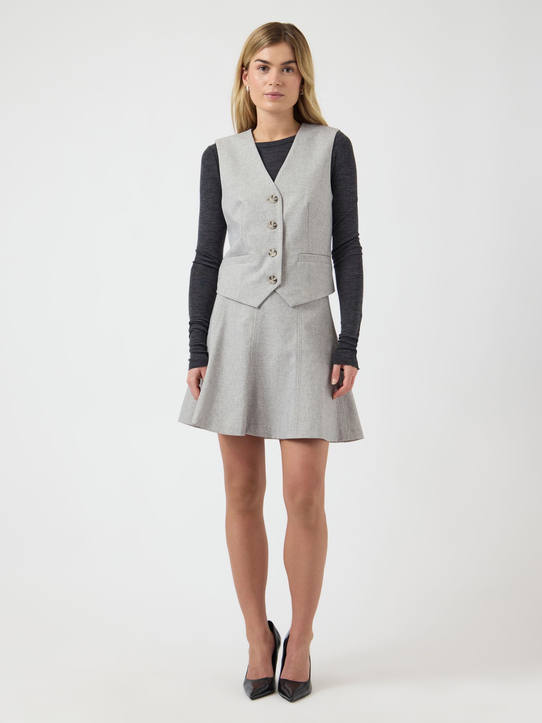 YASRIU CLASSIC WAISTCOAT | Grey | YAS® Sweden