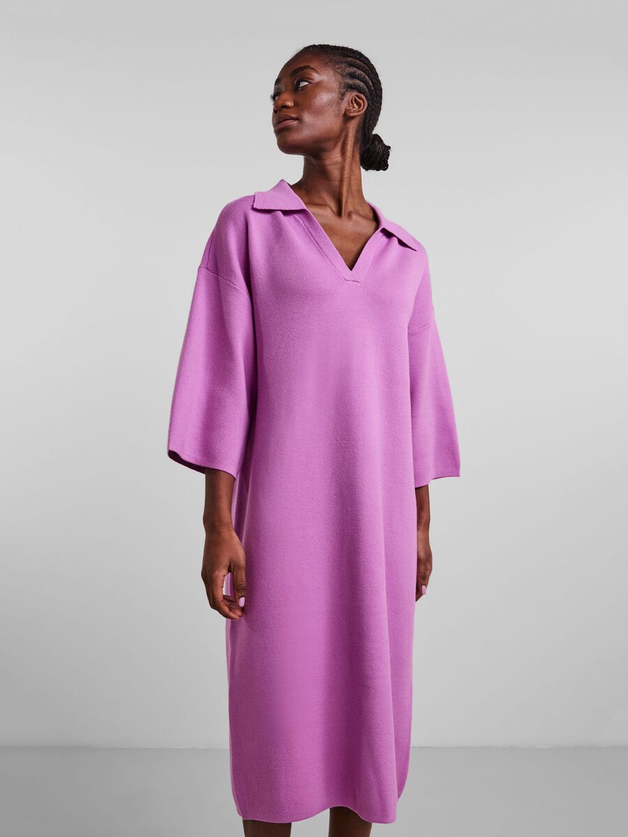 Y.A.S YASABELIA ROBE EN MAILLE, Violet, highres - 26027561_Violet_003.jpg