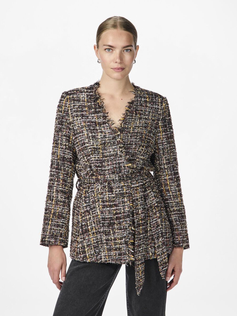 YAS YASDENZA BLAZER CRUZADO, Raisin, highres - 26036405_Raisin_1158565_003.jpg