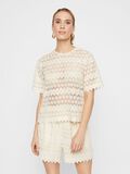 YAS YASDOSE LACE SHORT SLEEVED TOP, Eggnog, highres - 26018615_Eggnog_006.jpg