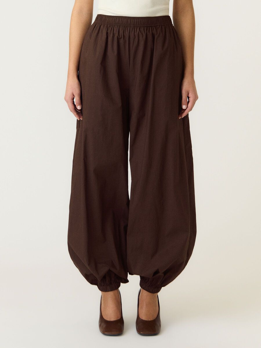 Carousel image 1 YASMELVO HW  BALLOON TROUSERS, Coffee Bean