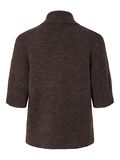 Product image thumbnail - YASANNE SCARF KNITTED CARDIGAN, Chocolate Brown | 6