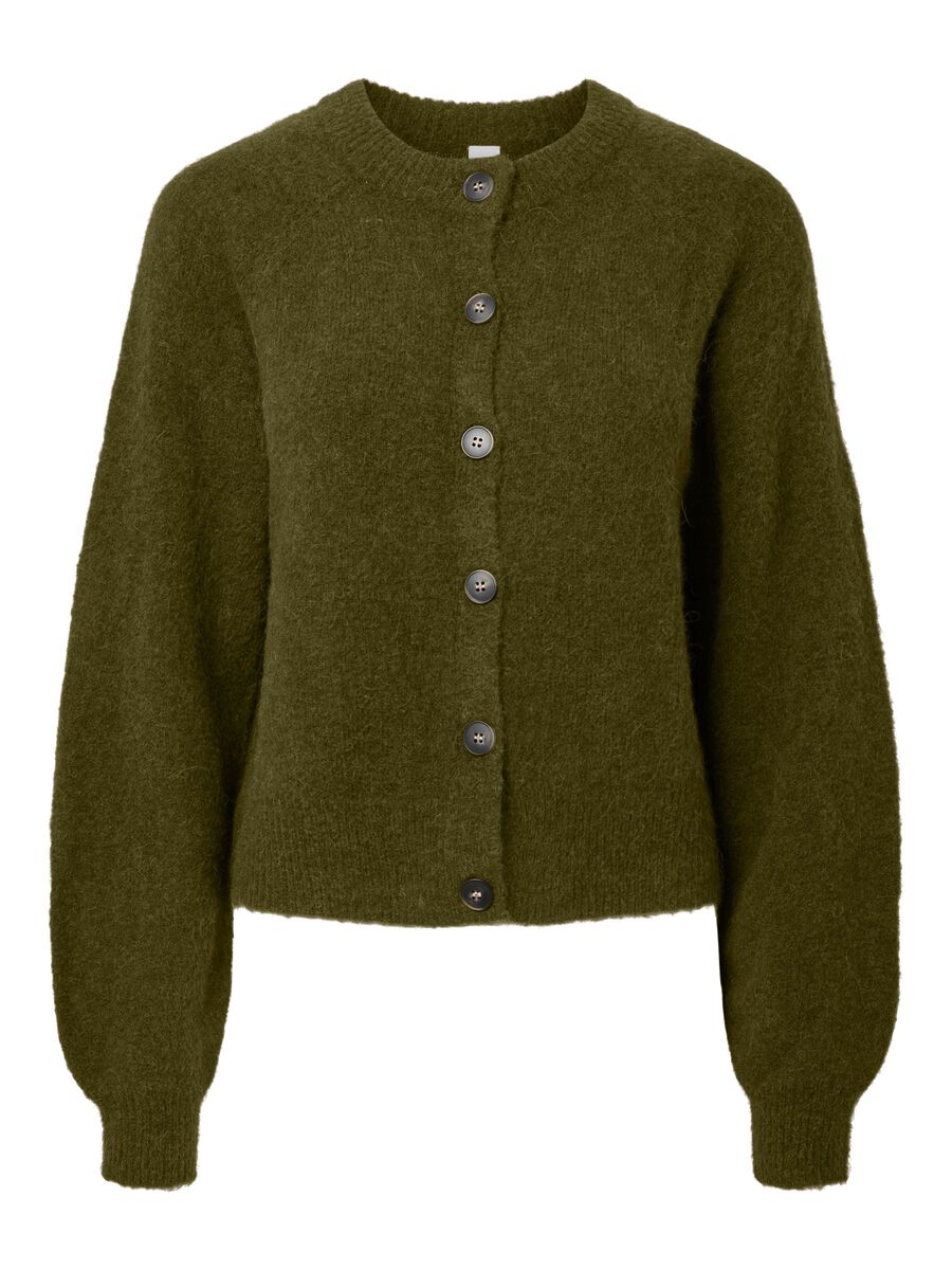 Carousel image 1 YASJOHI WOLLMIX STRICKJACKE, Fir Green