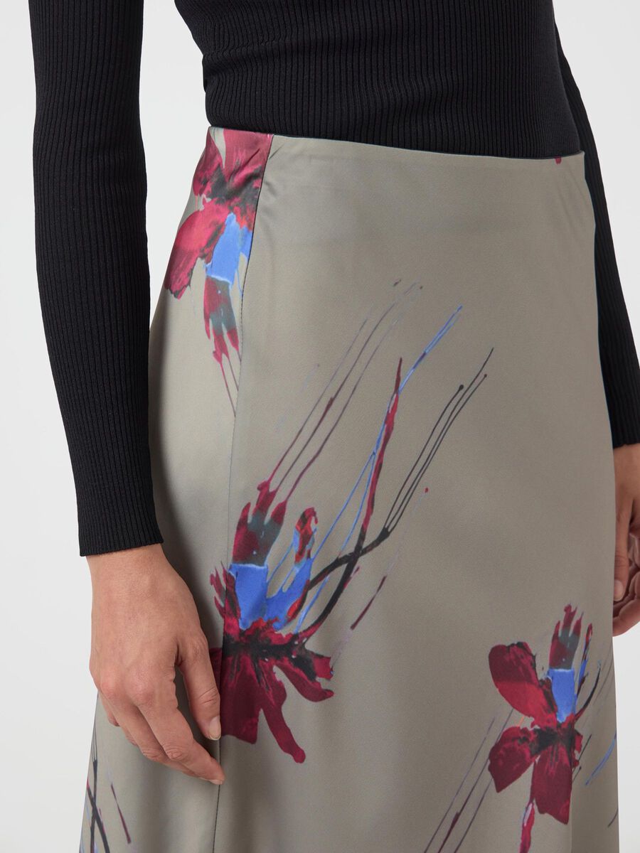 Carousel image - YASPELLA MIDI SKIRT, Taupe Gray | 3