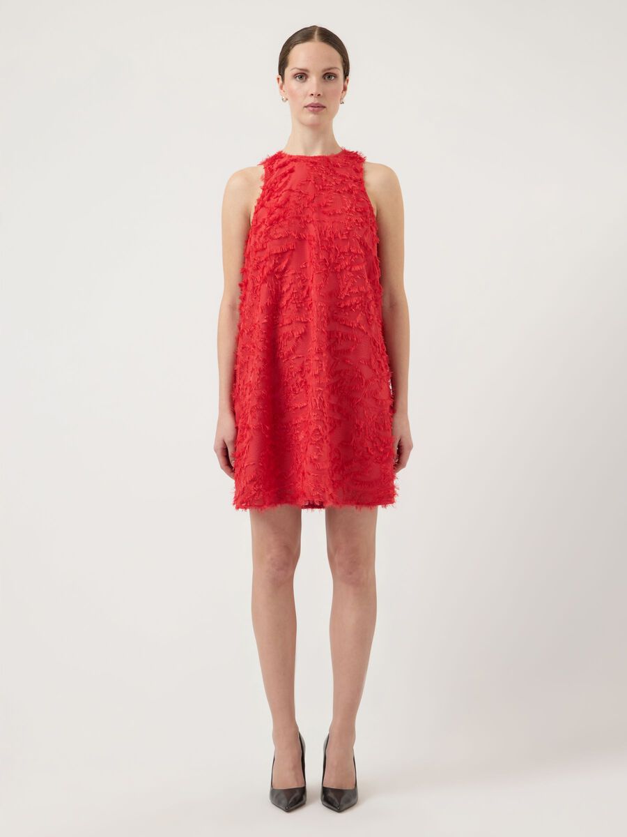 Product carousel image - YASPARIA  MINI DRESS, Poinsettia | 1