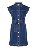 YAS YASNEMA KORTE JURK, Medium Blue Denim, highres - 26037423_MediumBlueDenim_001.jpg
