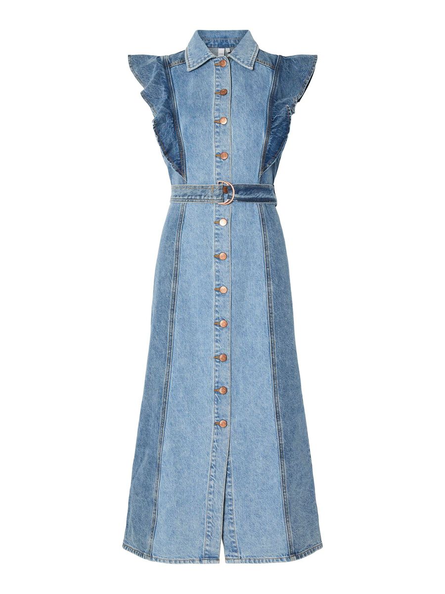 YAS YASCAWI LONG DRESS, Medium Blue Denim, highres - 26037659_MediumBlueDenim_1187920_001.jpg