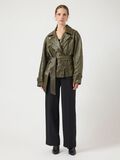 Product image thumbnail - YASLIBBO LEATHER JACKET, Teak | 4