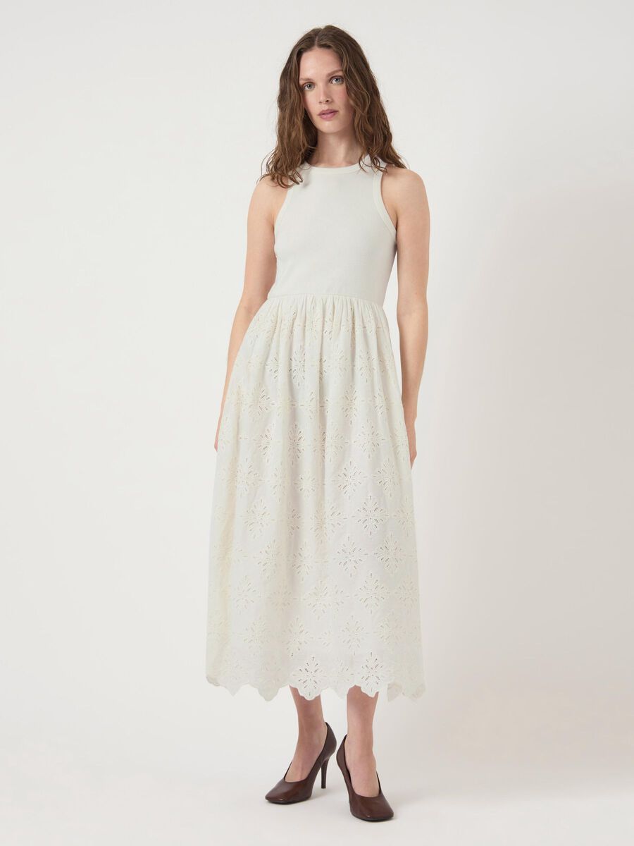 YAS YASMIRI BORDURING MAXI-JURK, Star White, highres - 26038684_StarWhite_005.jpg