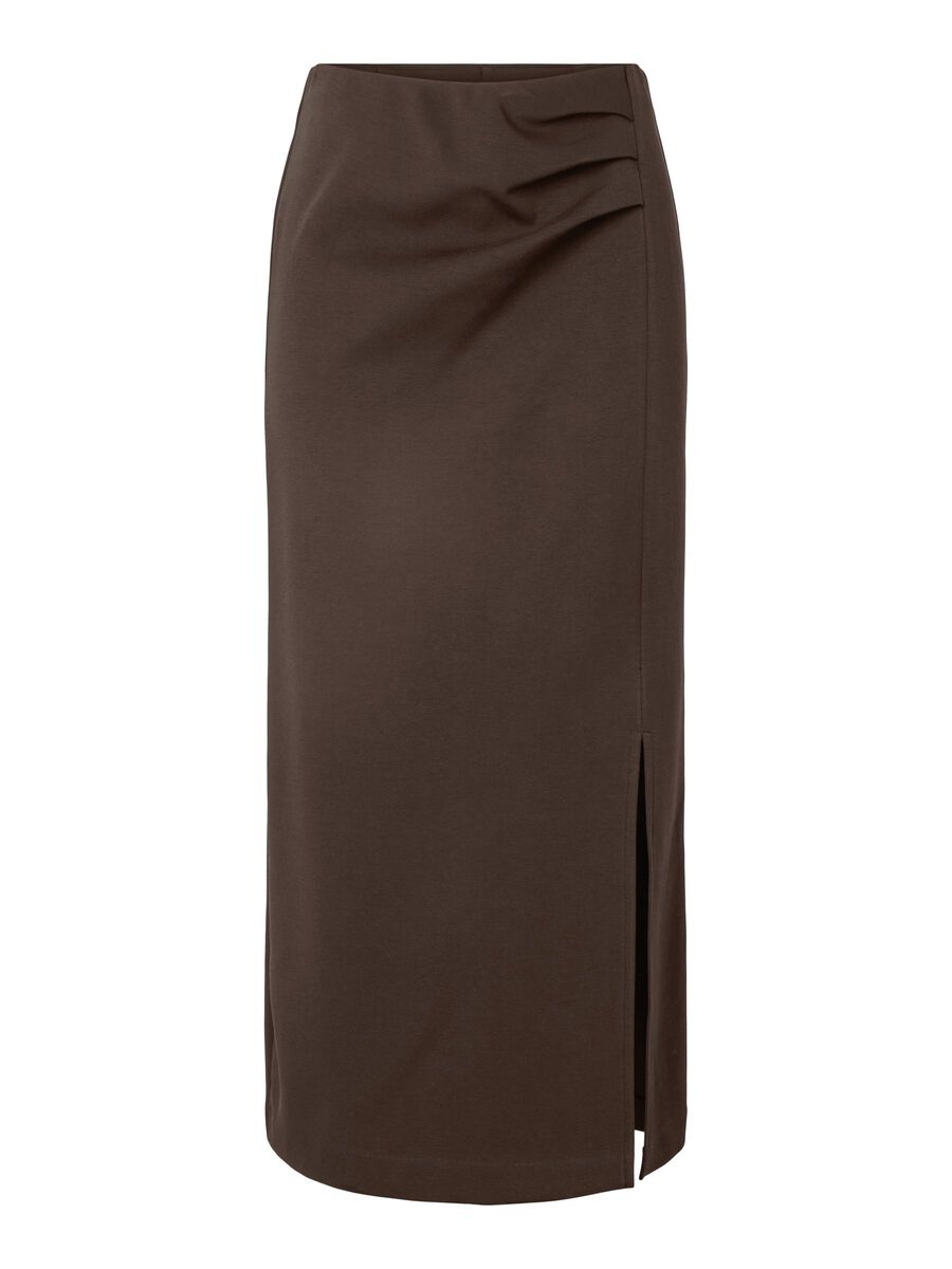 Carousel image - YASPINA HW  MAXI SKIRT, Chocolate Brown | 6