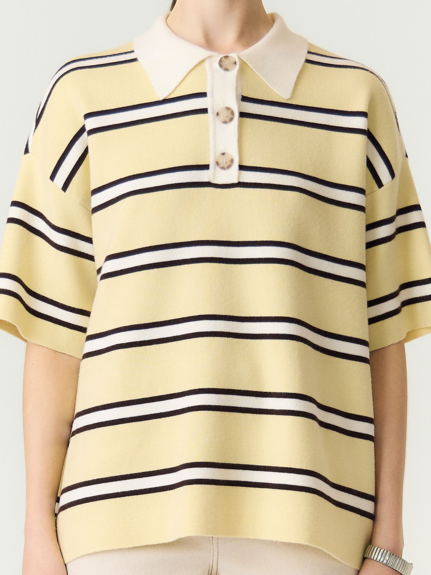 YASISABELL 2/4 KNITTED PULLOVER | Yellow | YAS® Finland