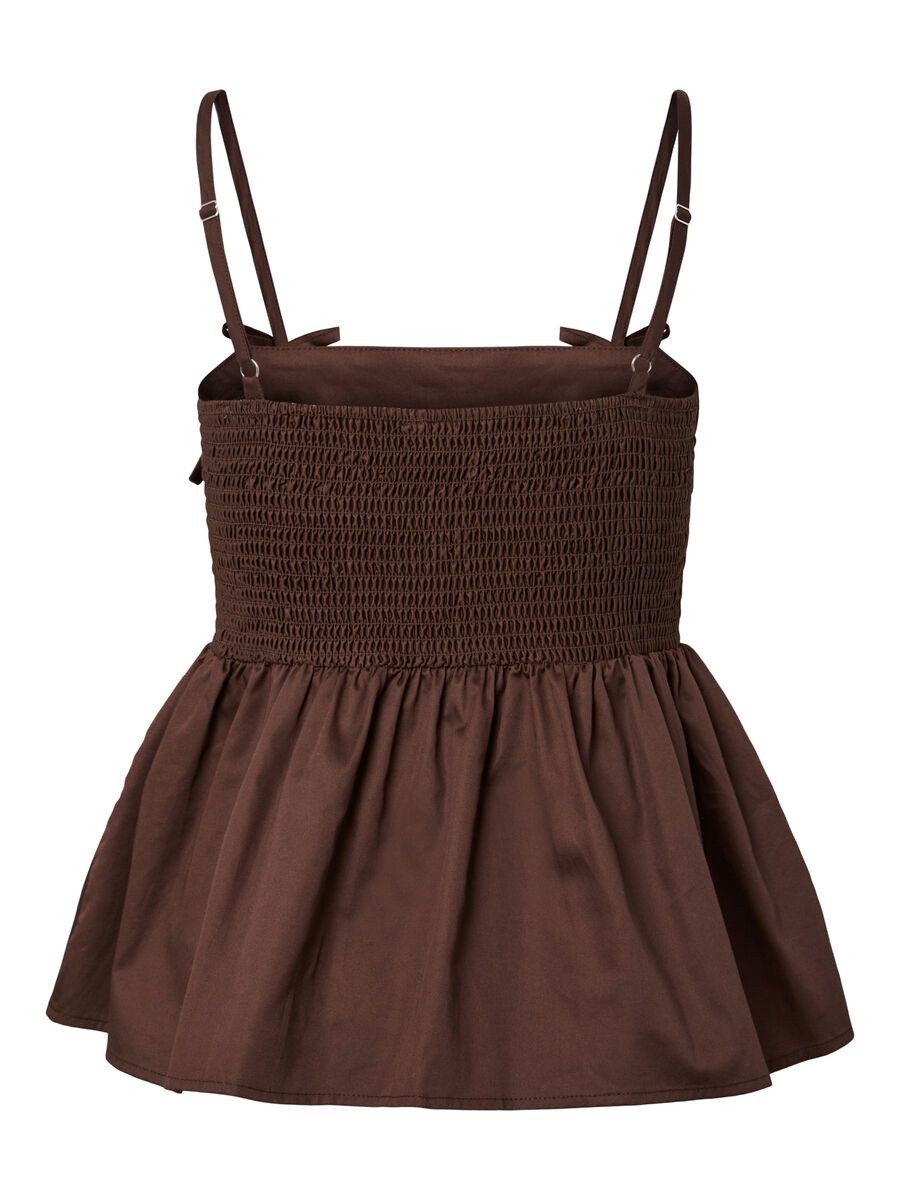 Carousel image - YASMAGLY  STRAP TOP, Coffee Bean | 6