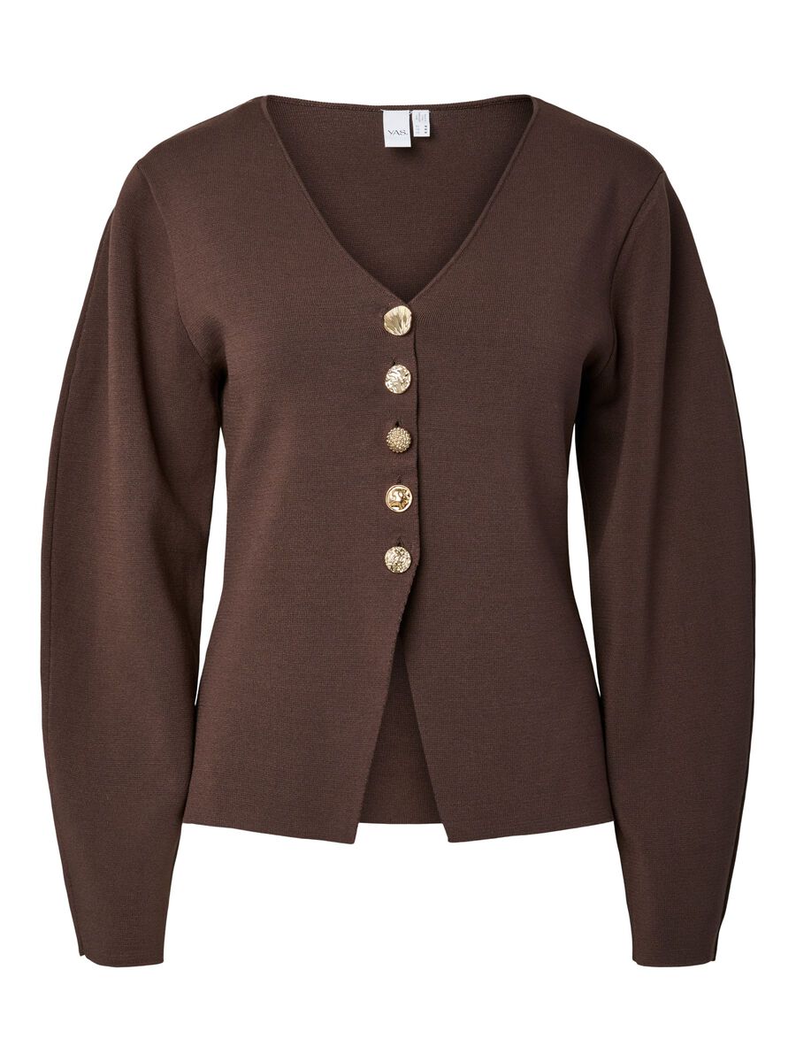 Product carousel image - YASMIKKALA STRICKJACKE, Chocolate Brown | 2