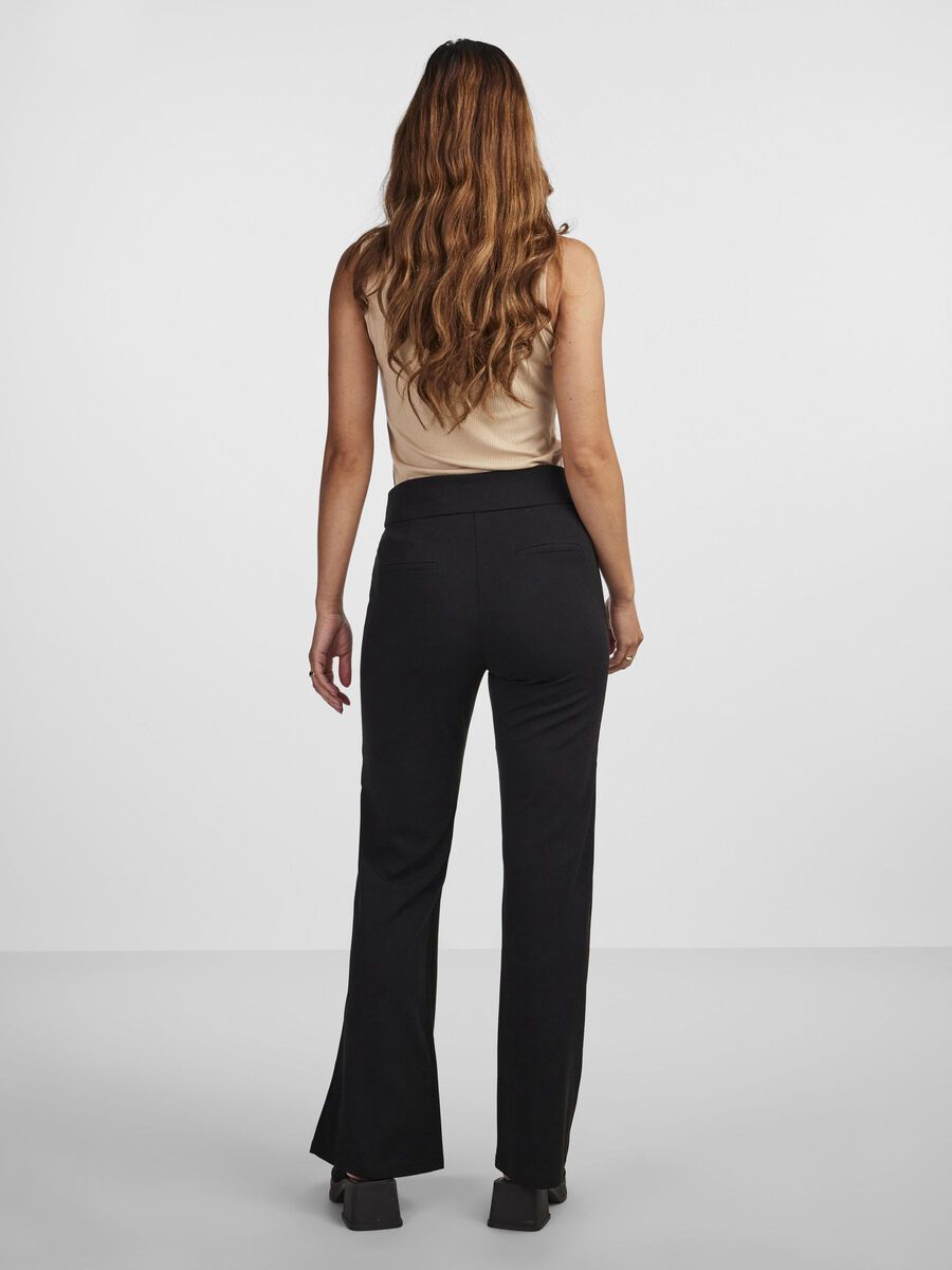 Y.A.S YASVICTORIA WIDE-LEG TROUSERS, Black, highres - 26018060_Black_004.jpg