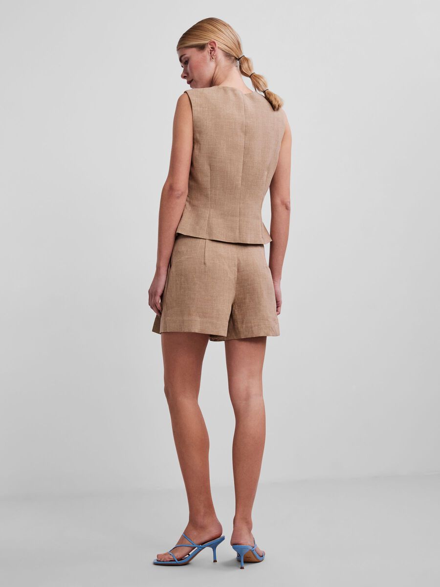 YAS YASUMA WAISTCOAT, Oxford Tan, highres - 26026464_OxfordTan_922469_004.jpg