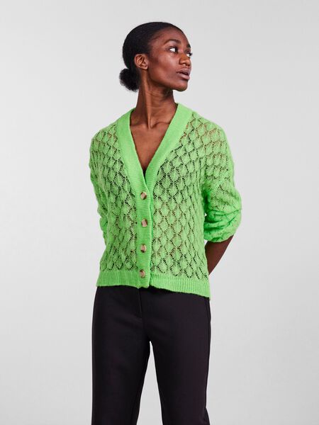 Y.A.S YASECCO CARDIGAN EN MAILLE, Green Flash, highres - 26027998_GreenFlash_003.jpg