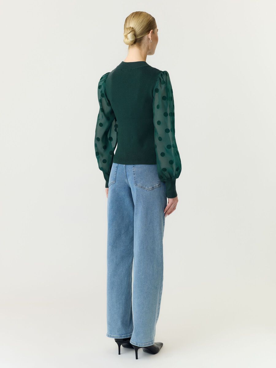 Carousel image 2 YASDOTME BALLOON SLEEVE BLOUSE, Ponderosa Pine