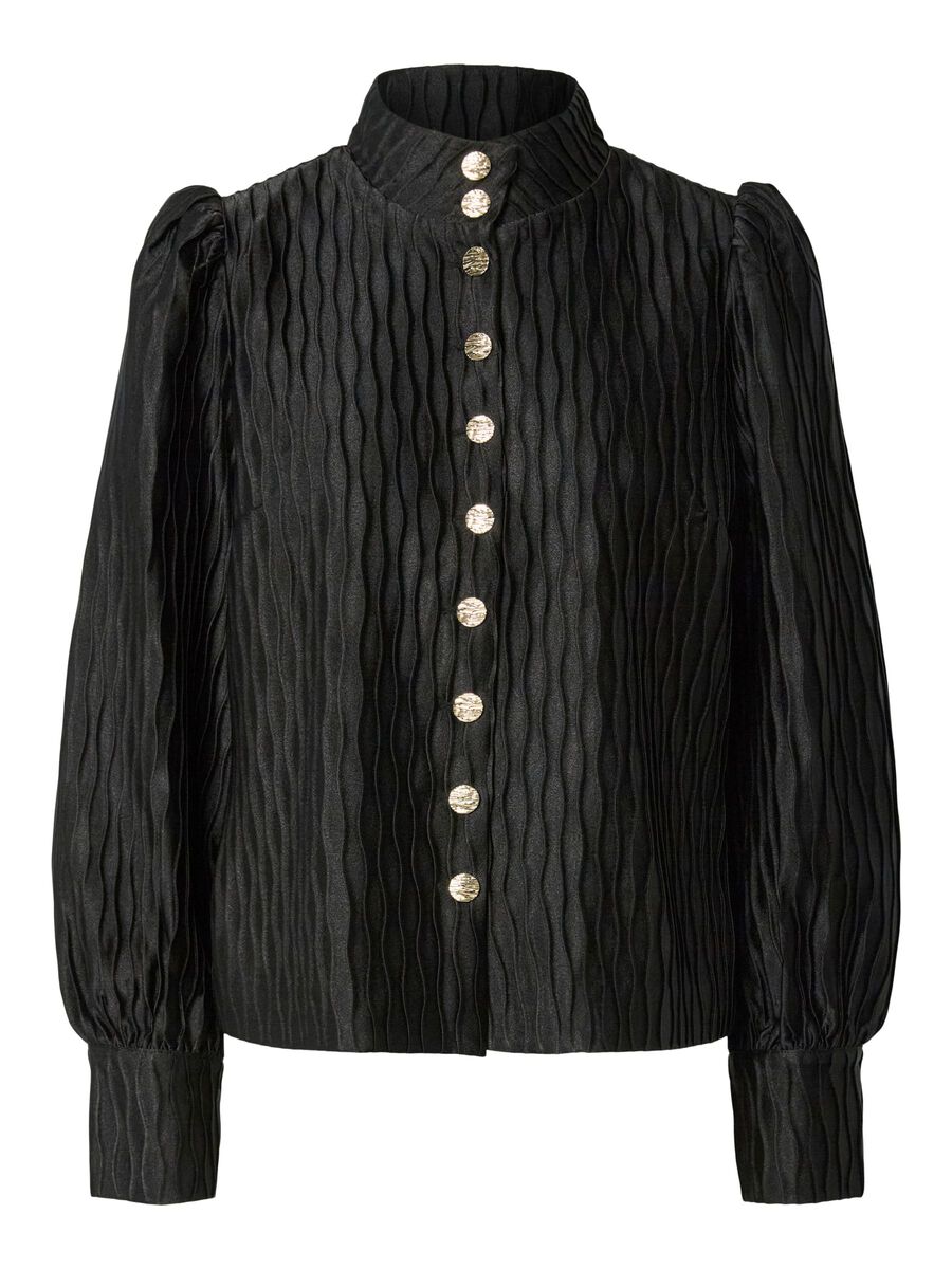 Product carousel image - YASRIPPLE SKJORTE, Black | 2