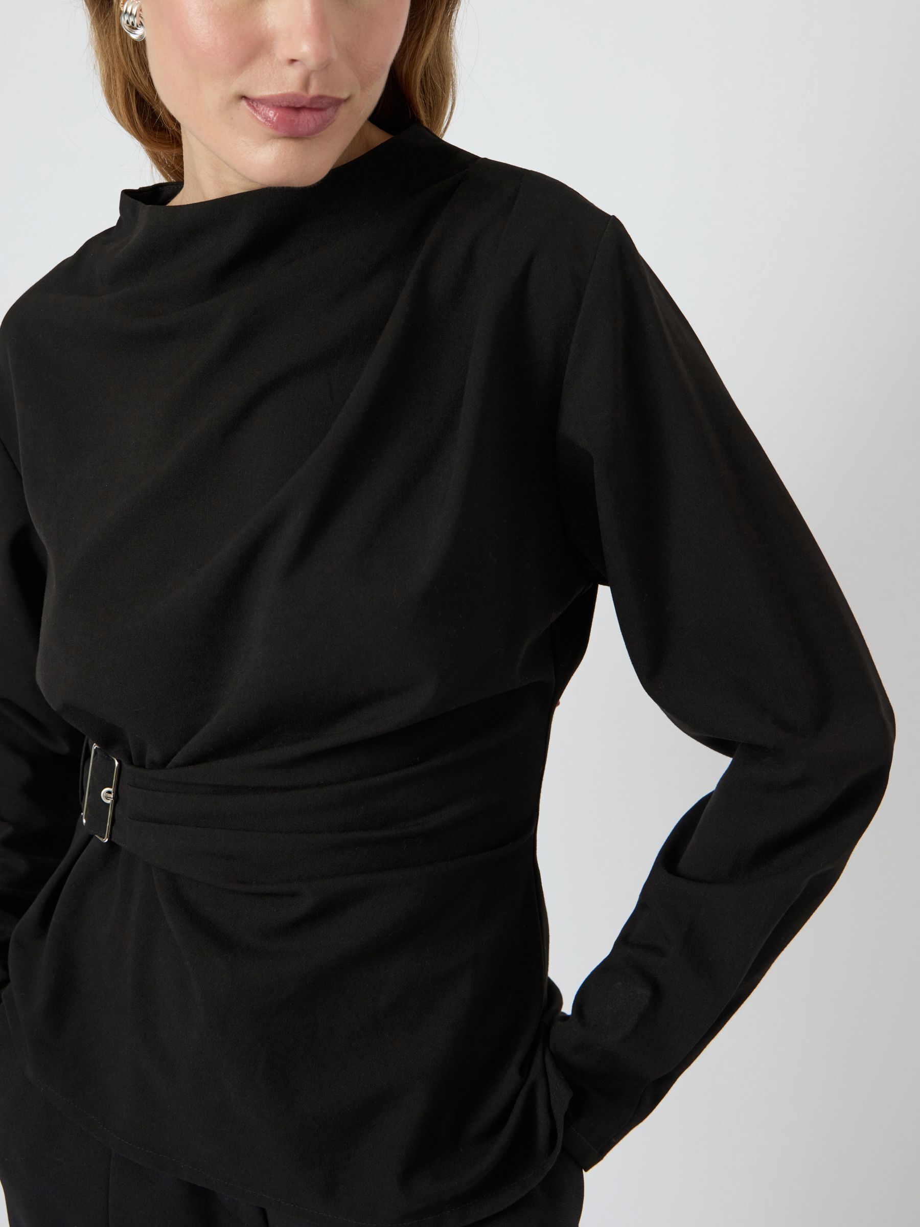 YASTUMINO LONG SLEEVED TOP | Black | YAS® Germany