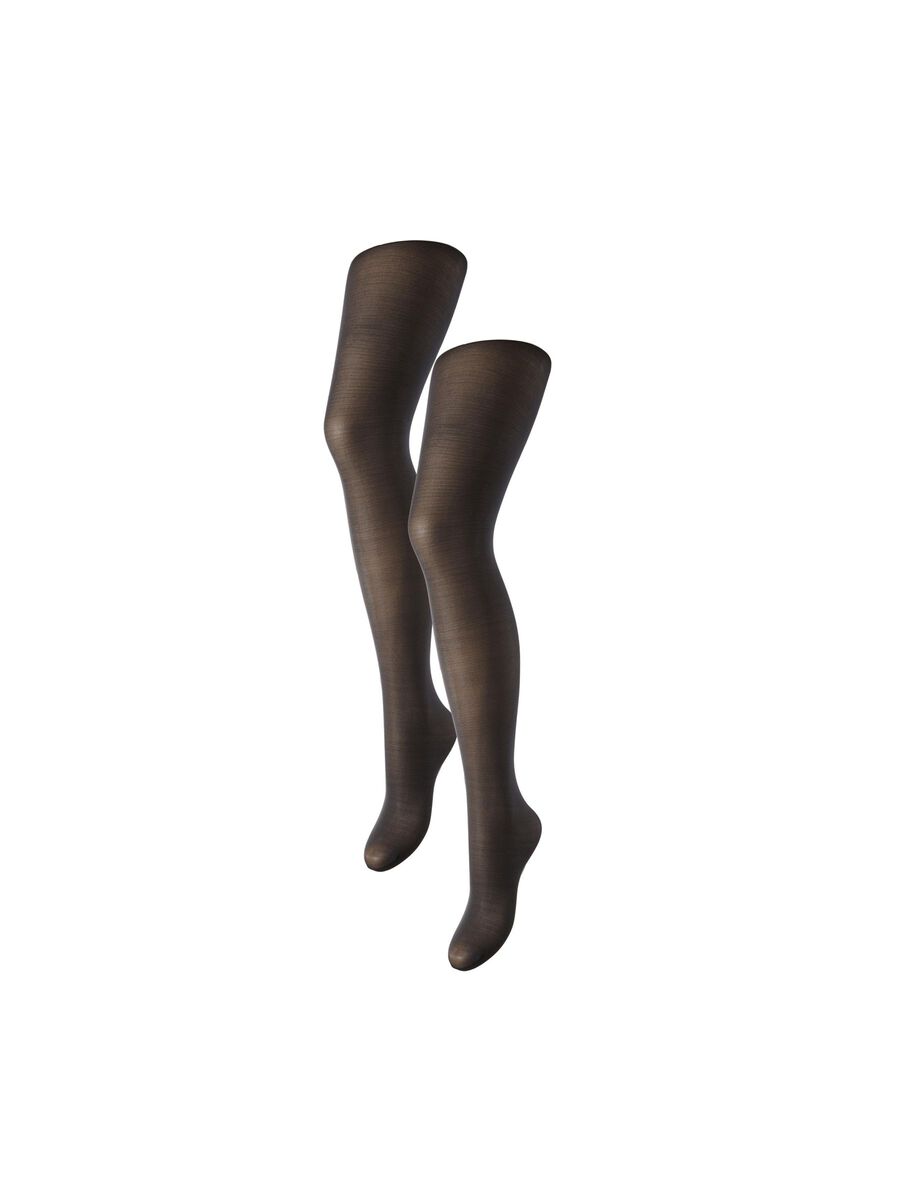 Product carousel image - YASNOMA 20 DENIER 2 PACK TIGHTS, Black | 2
