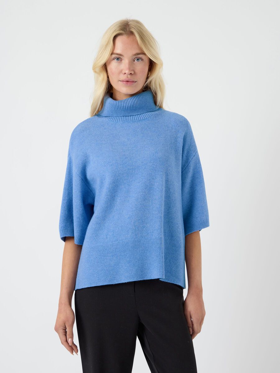 Carousel image - YASEMILA KNITTED PULLOVER, Vista Blue | 1