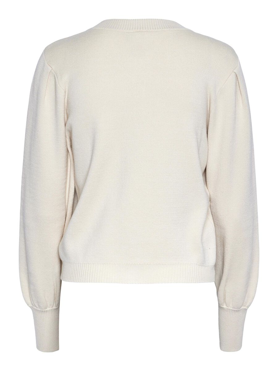 YAS YASFONNY STRIKKET CARDIGAN, Birch, highres - 26030699_Birch_002.jpg