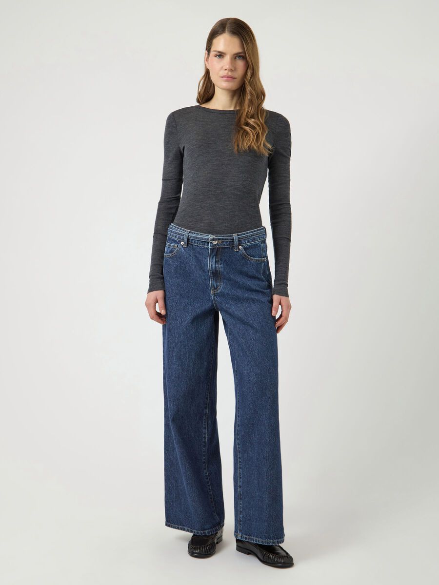 Product carousel image - YASALIA - TMH - CEINTURE JEAN &Agrave; COUPE AMPLE, Medium Blue Denim | 1