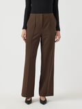 Product image thumbnail - YASREEMAJ BYXOR MED HÖG MIDJA, Chocolate Brown | 1