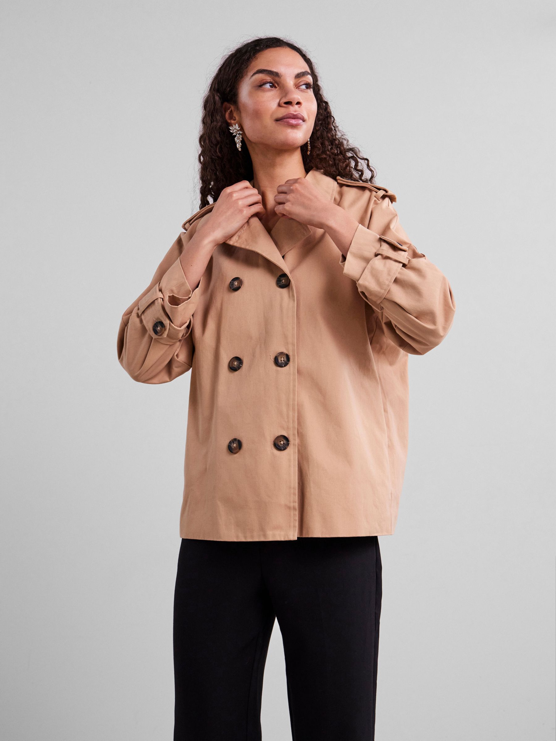 Yas sales trench coat