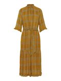 Y.A.S CHECK MAXI DRESS, Golden Yellow, highres - 26012621_GoldenYellow_652622_001.jpg
