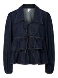 Product image thumbnail - YASCELINA DENIM BINDELUKNING TOP, Dark Blue Denim | 5