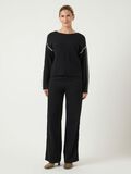 Product image thumbnail - YASSTITCHA  KNITTED PULLOVER, Black | 4